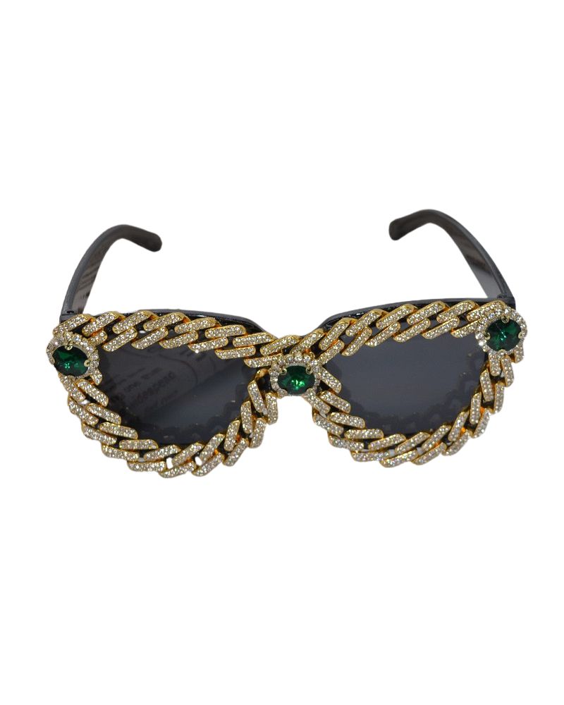 Cat Eye Sparkling Rhinestone Sunglasses